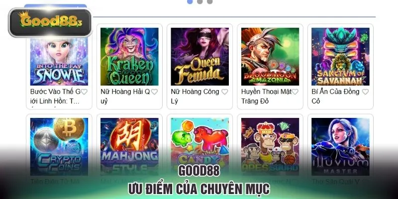 Ưu điểm của chuyên mục